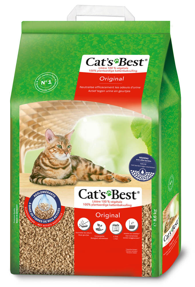 Cat's Best Original - Kattenbakvulling - Fijn - 20 Liter