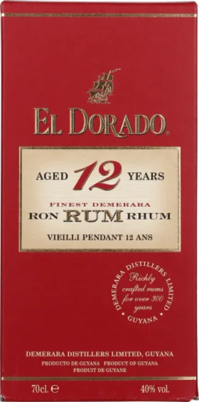 EL DORADO 12 YEARS 70CL
