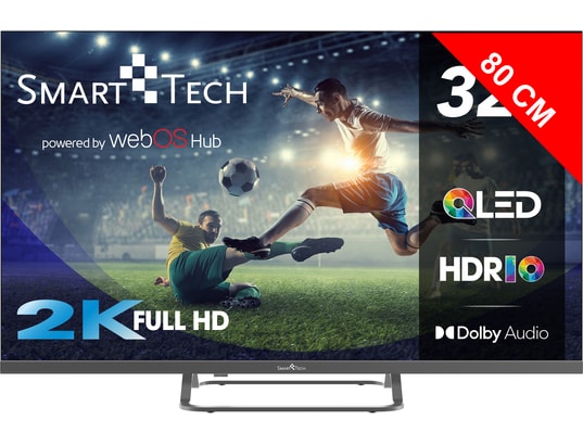 SMART TECH - TV QLED Full HD 80 cm 32QW01V - Smart Tv - QLED