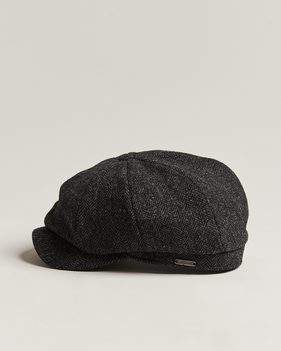 Wigéns Newsboy Classic Shetland Wool Dark Grey