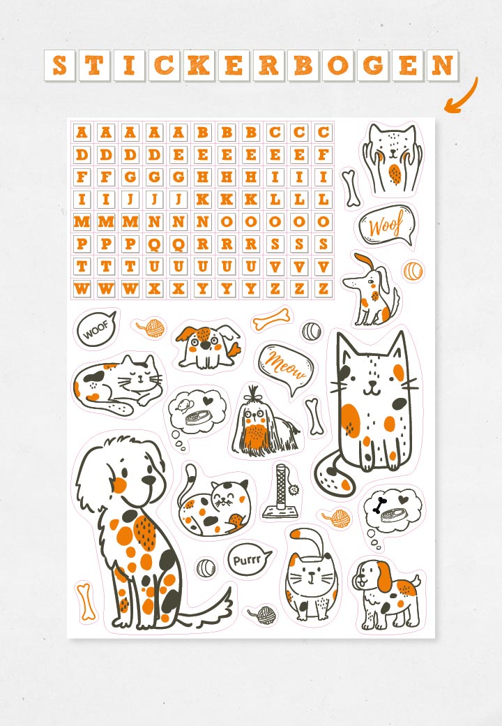 Sticker Futtertonne