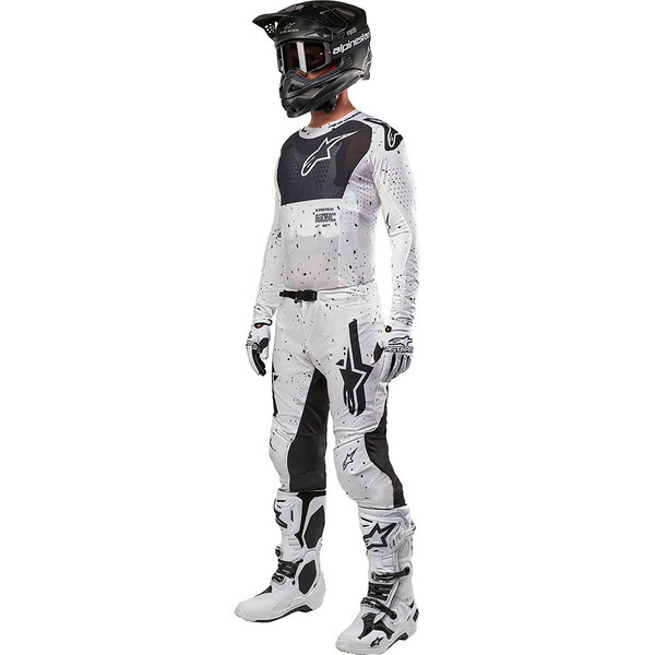 Alpinestars - Pantalon Supertech Spek Blanc / Noir