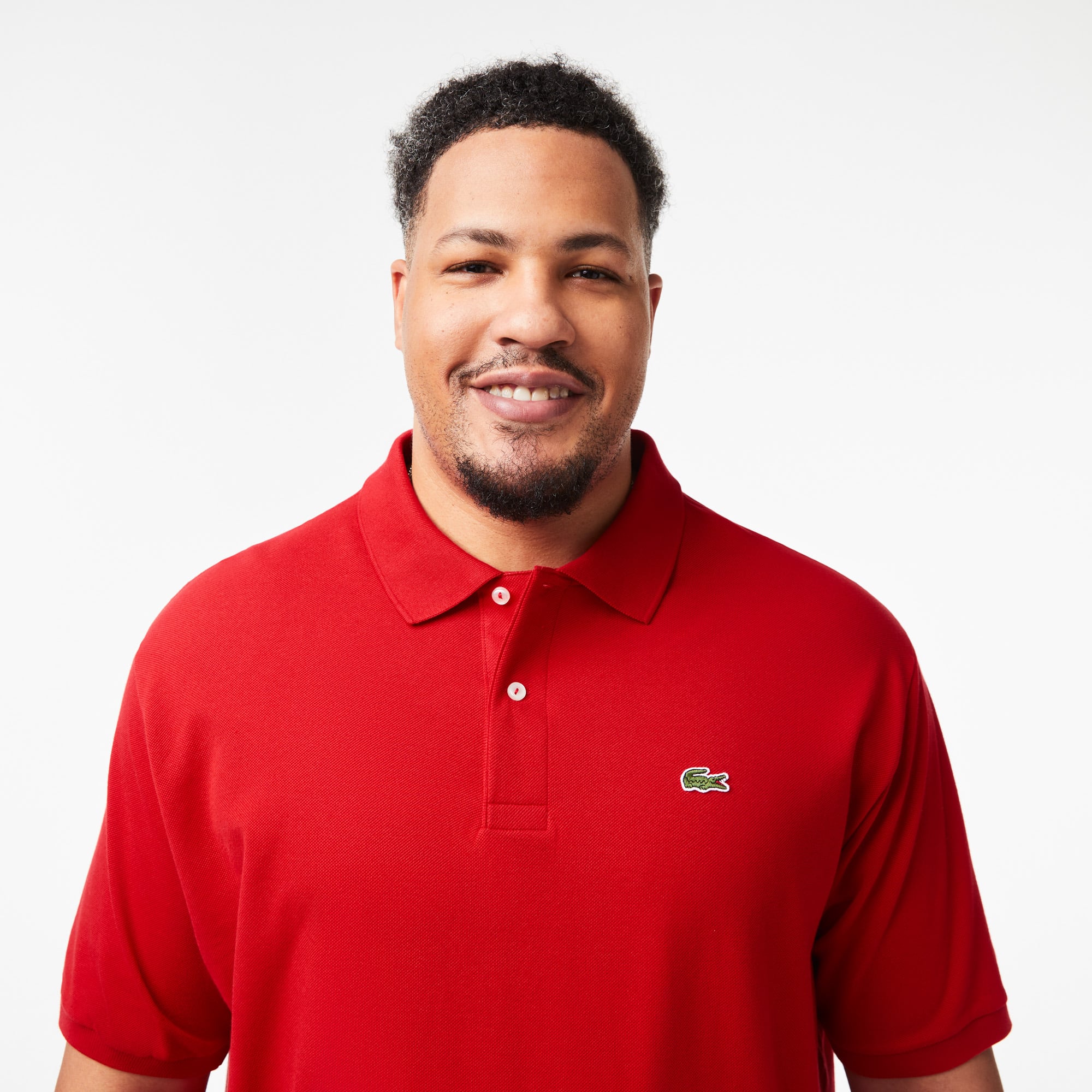 Herren-Poloshirt aus Baumwoll-Petit-Piqué LACOSTE – Übergröße – Groß Kurze Ärmel - Rot - Lacoste - Herren