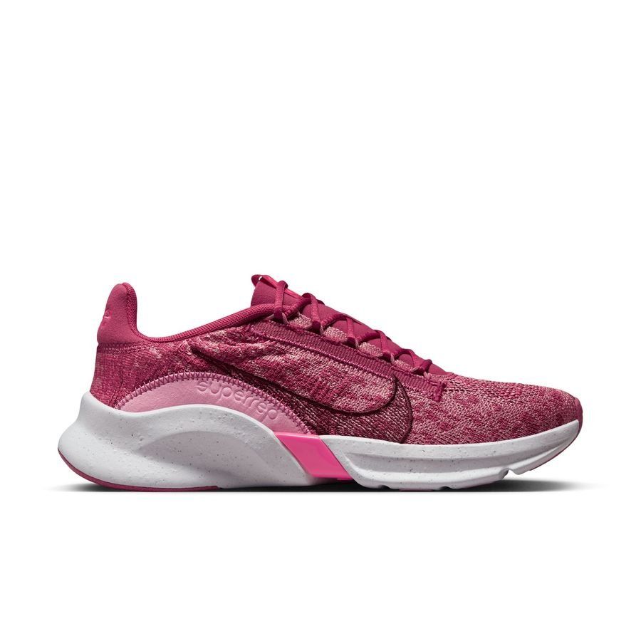 Nike Chaussures d'entraînement SuperRep GO 3 Flyknit Next Nature - Bordeaux/Bordeaux Femme