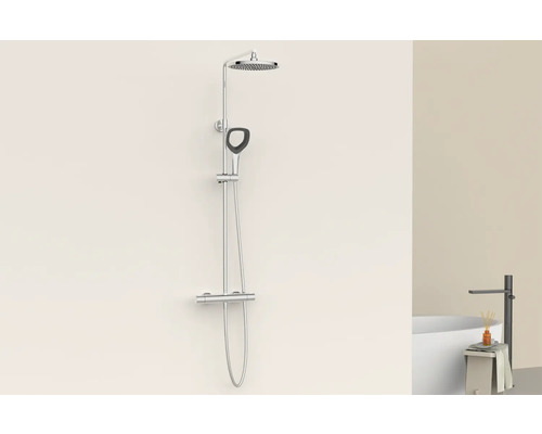 AVITAL JULA eco handdouche 237 x 120 mm chroom/zwart