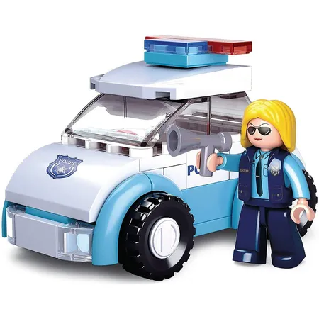 Sluban Girls Dream Polizist mit Polizeiwagen