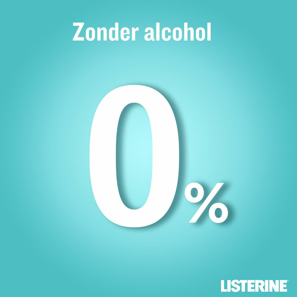 3x Listerine Mondwater Cool Mint Milde Smaak Zonder Alcohol1 liter
