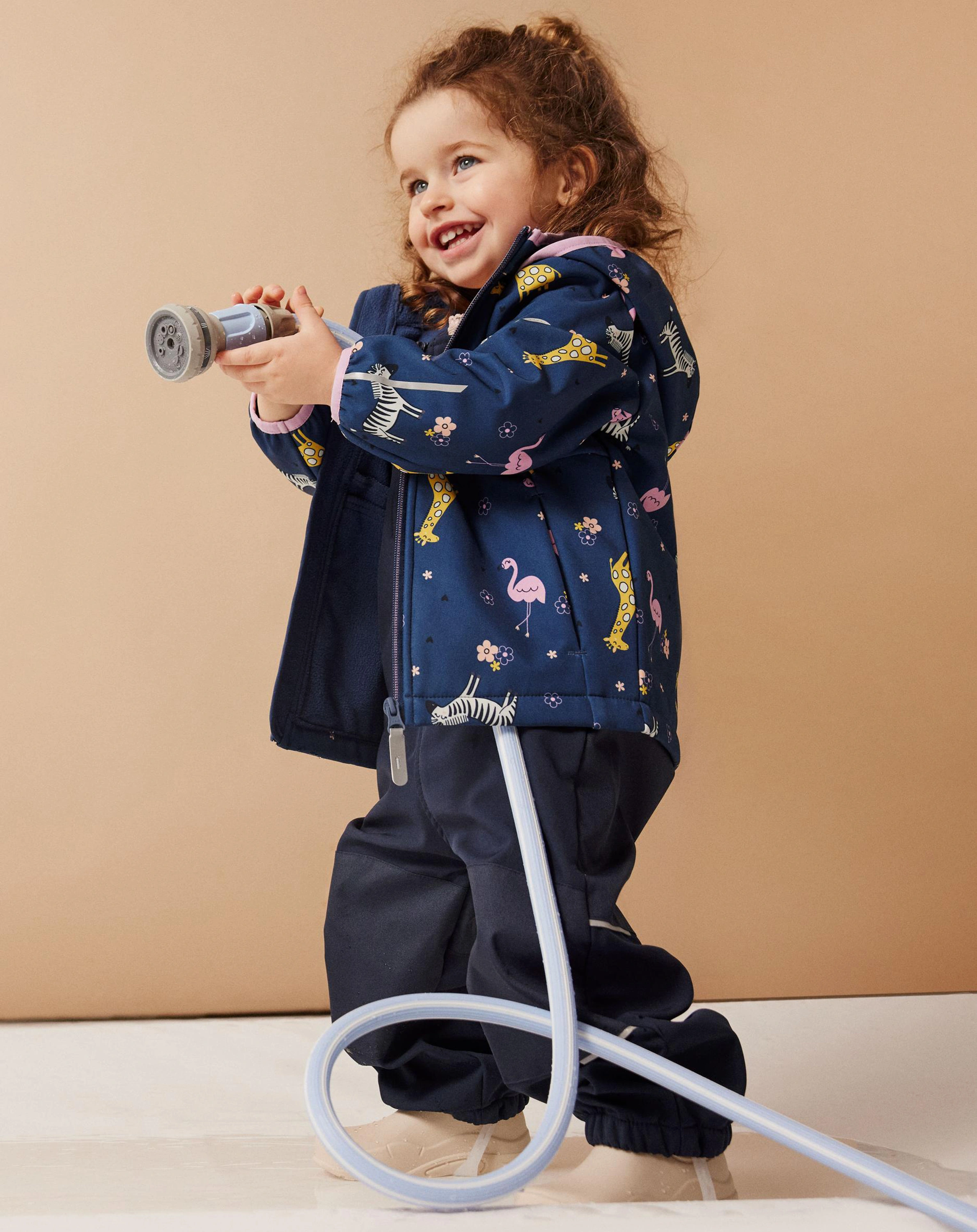 Softshelljacke NMFMALTA - ANIMAL in insignia blue