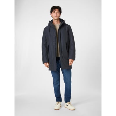 Herrenparka gefüttert, Navy