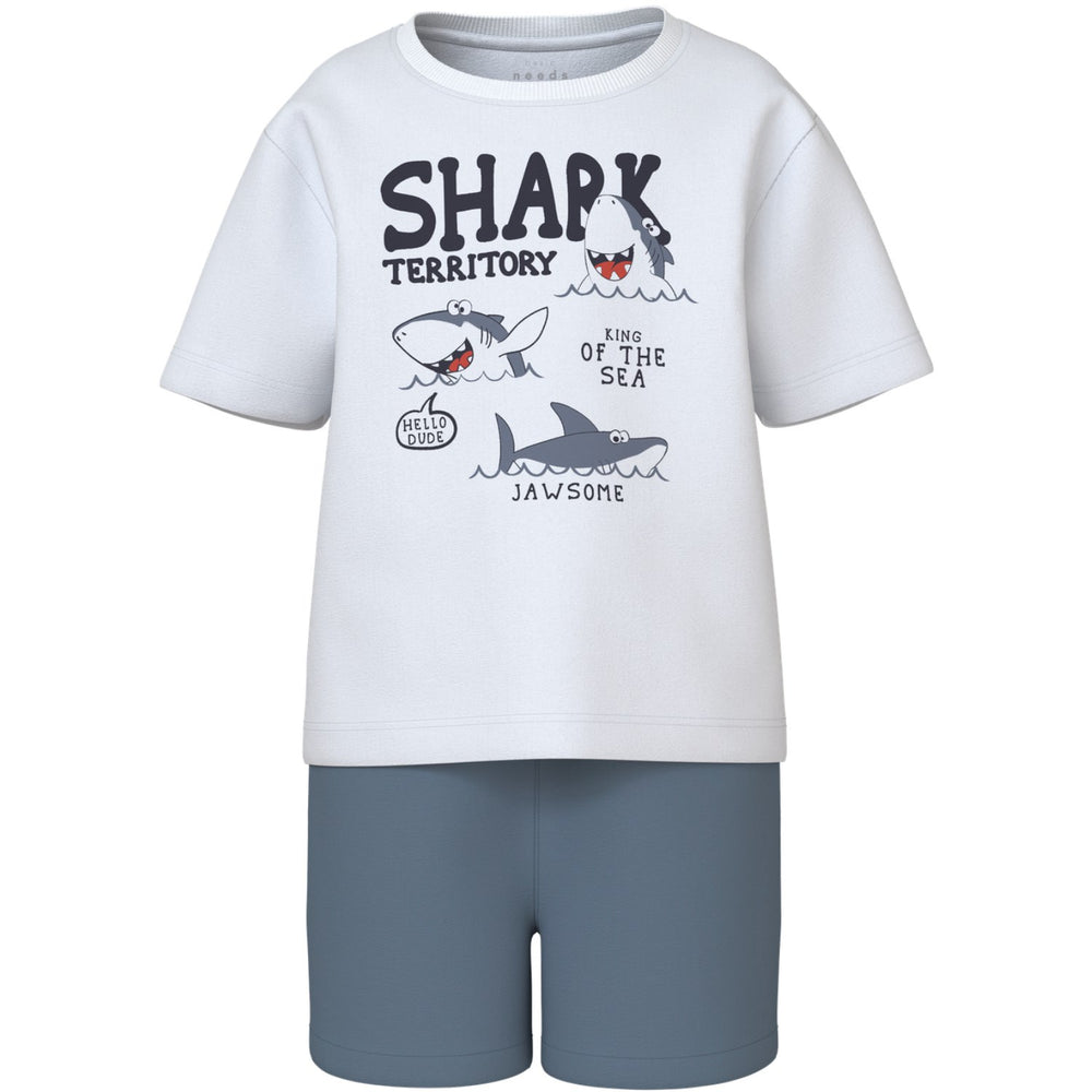 Køb Name It Blue Mirage Vigor Regular Shorts Sæt