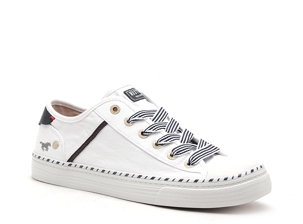 Mustang basses femme 1376303 blanc