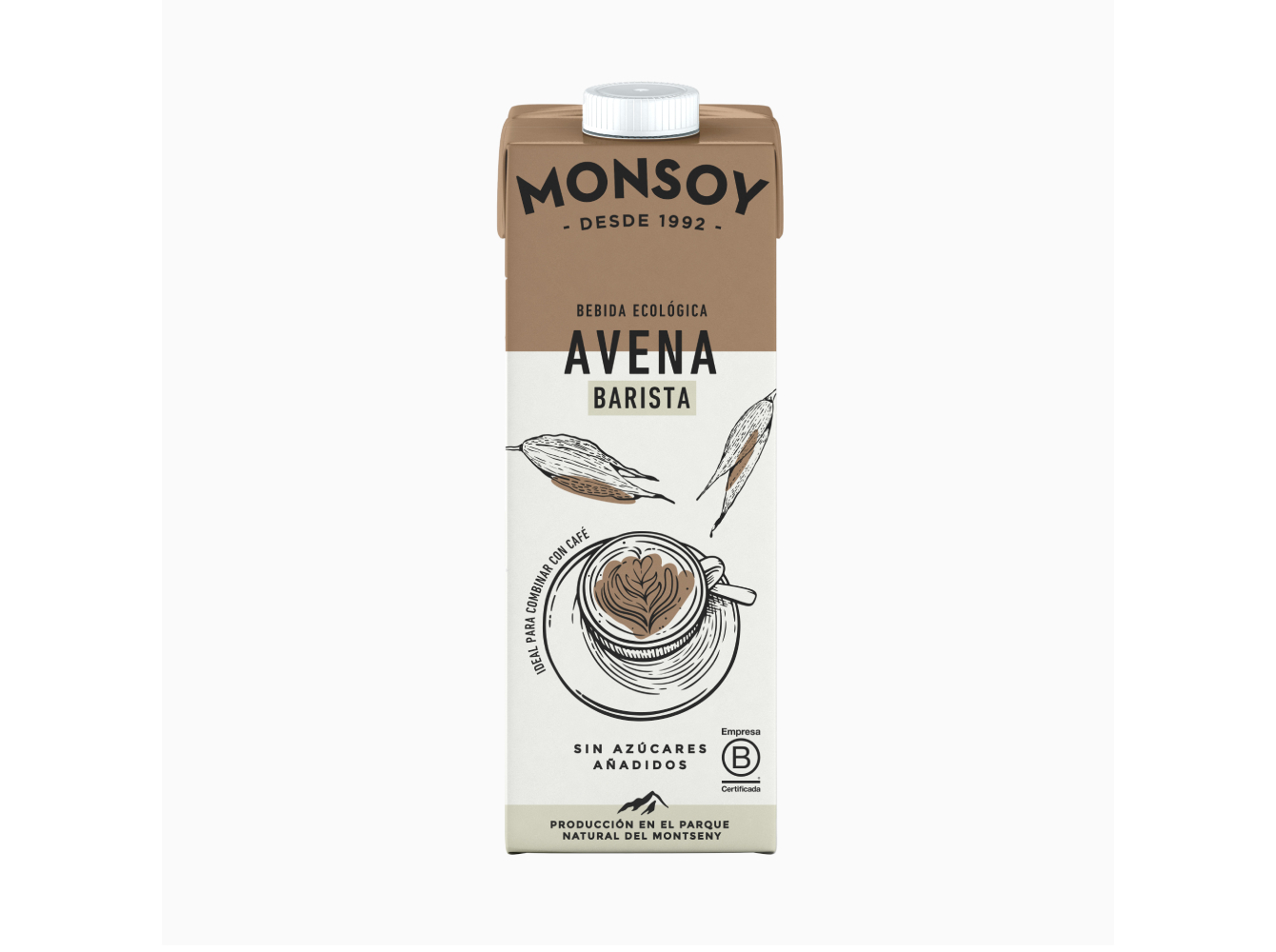 BEBIDA AVEIA MONSOY BARISTA SEM AÇUCAR 1 L