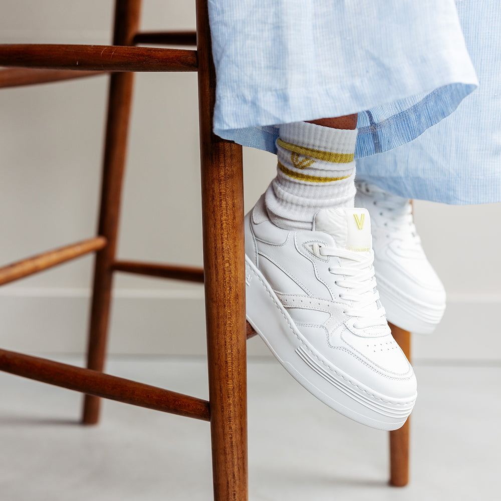 VIA VAI witte dames sneakers Isa Bo