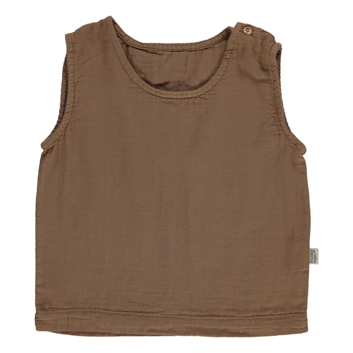Poudre Organic Débardeur Ceylan | Marron
