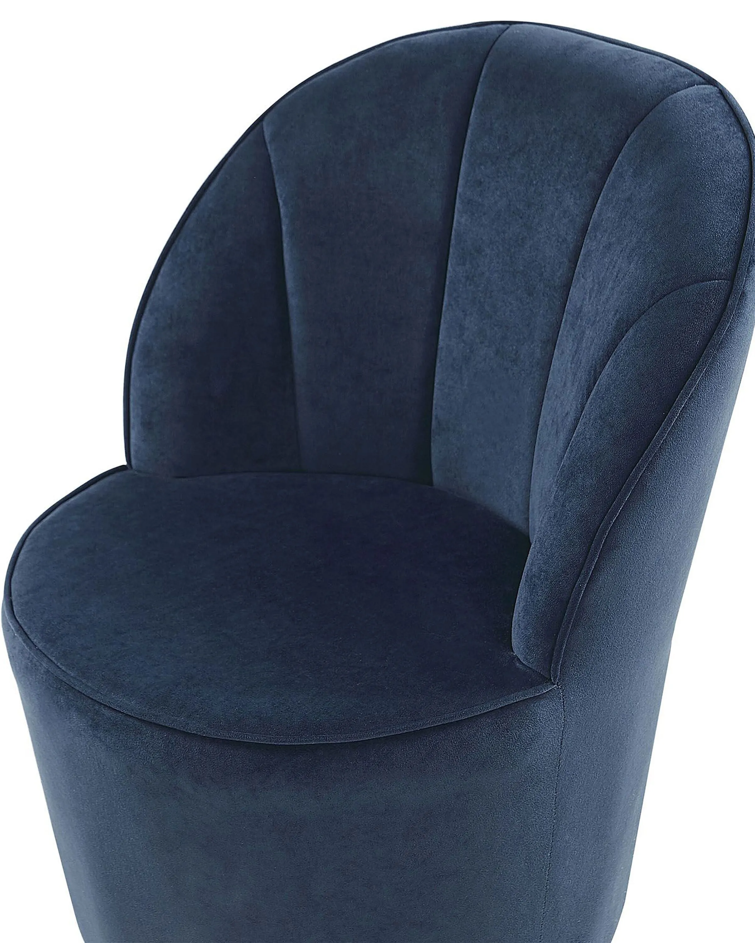 Fauteuil ALBY Fluweel Donkerblauw