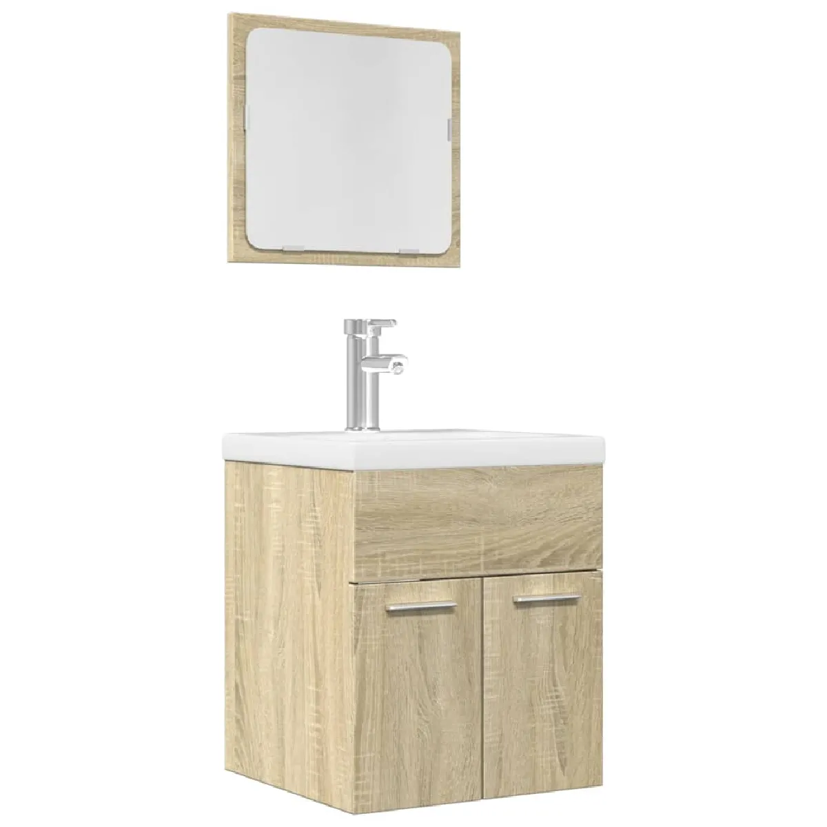 vidaXL Ensemble 2 pcs Chêne sonoma