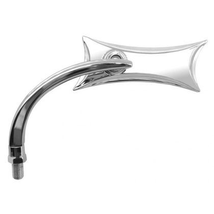 Rétroviseur Brazoline Rect chrome gauche (l'unité) Universel - Gris