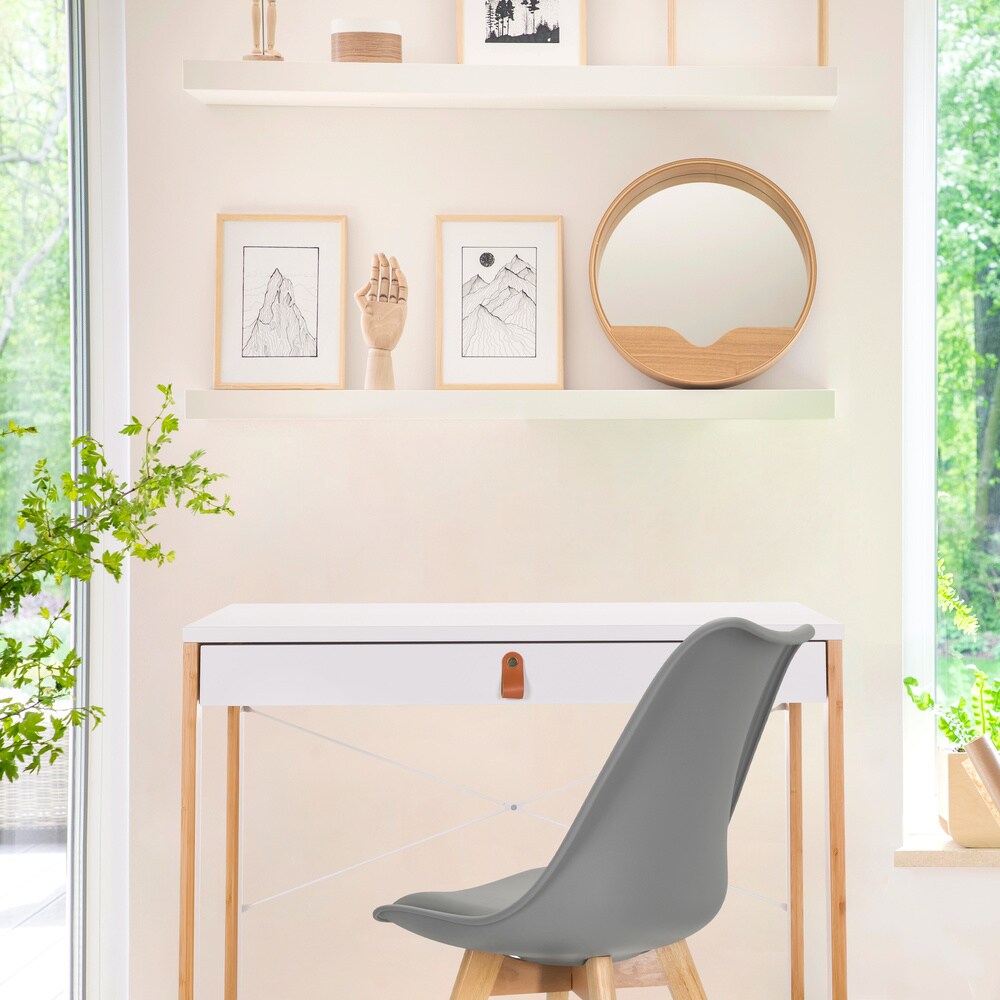 Schreibtisch TAROLO II MDF, Bambus hjh LIVING