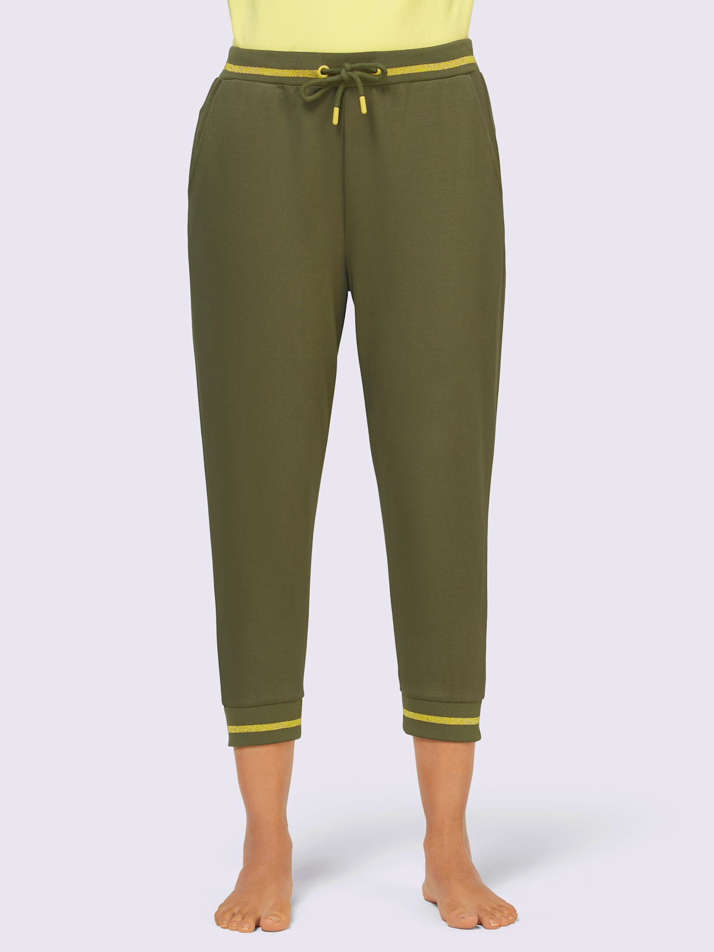Legging 3/4 matière sweat