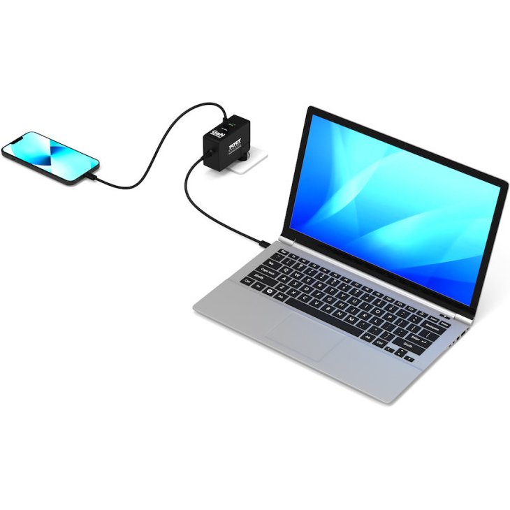 Port Designs 902103 chargeur d'appareils mobiles Ordinateur portable, Smartphone, Tablette Noir Secteur Intérieure