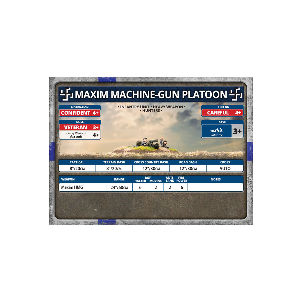 Flames of War - Maxim Machine-gun Platoon