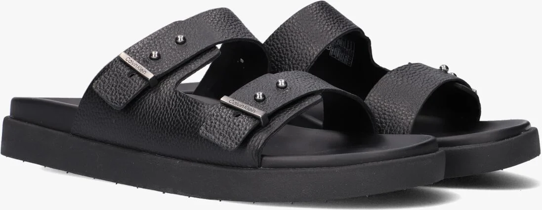CALVIN KLEIN zwarte calvin klein sandalen double strap sandal