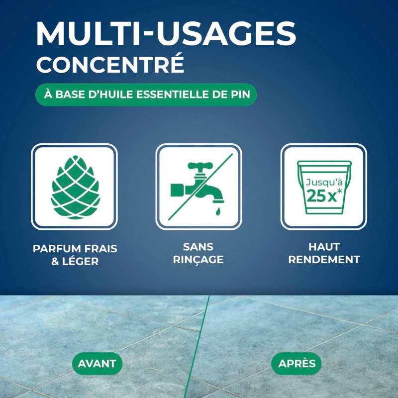 Nettoyant fraîcheur multi-usages pin des Landes - 5 L