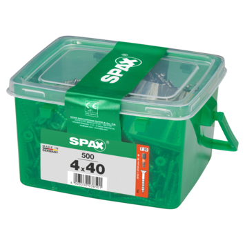 Spax universele schroef 4 x 40 mm wirox 500 stuks