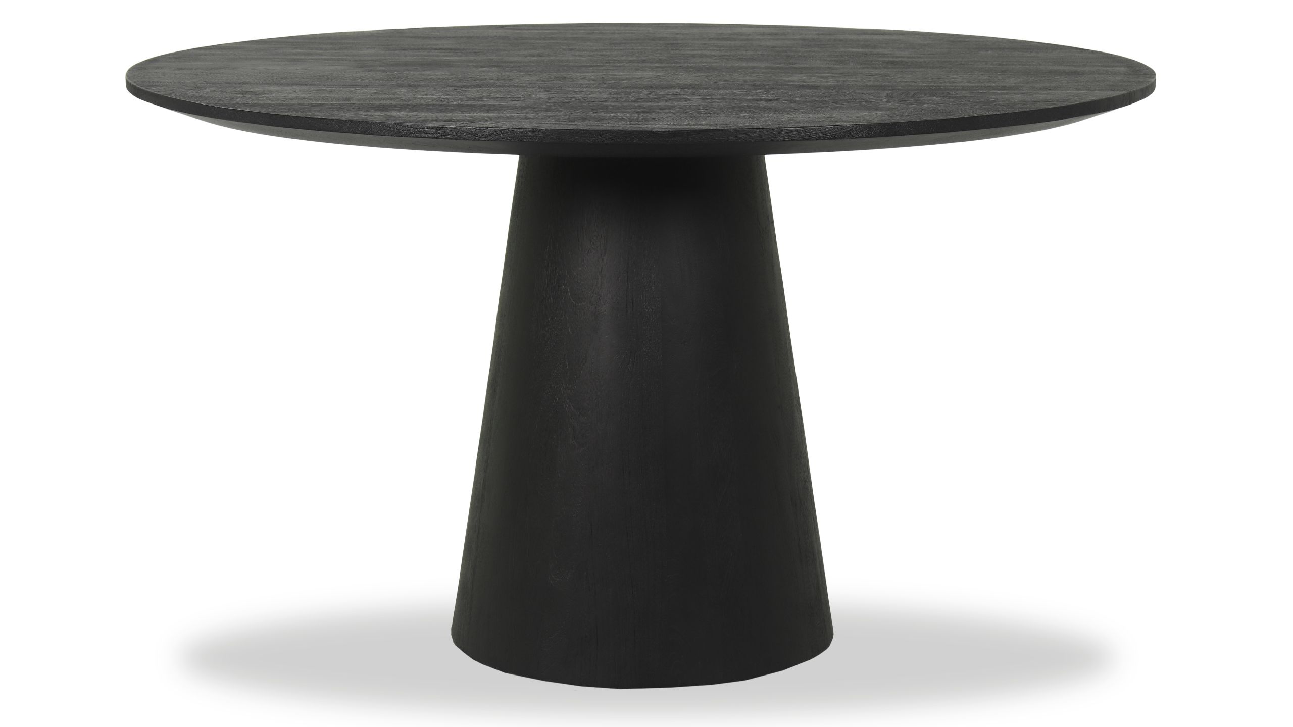 Eettafel 95657 - black Aron ⌀130  x H76 cm