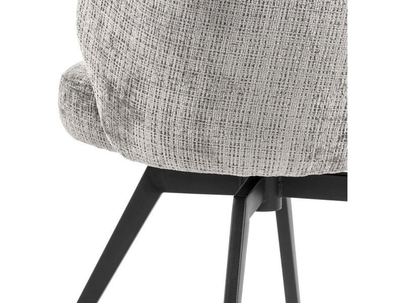 AC Design Stuhl Darlene 1 Stück, Grau Eleganter Esszimmerstuhl mit bequemem Sitz