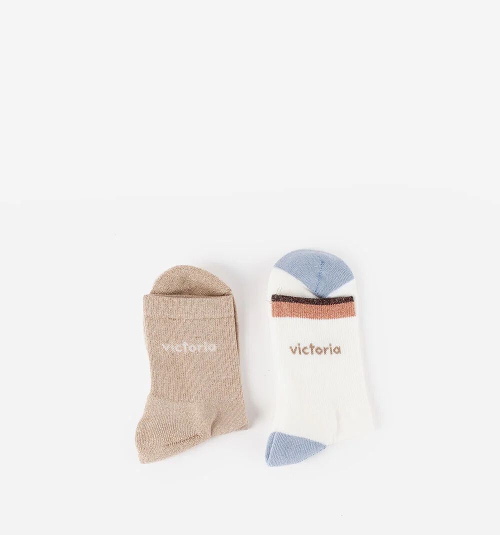 CHAUSSETTES LUREXBEIGE