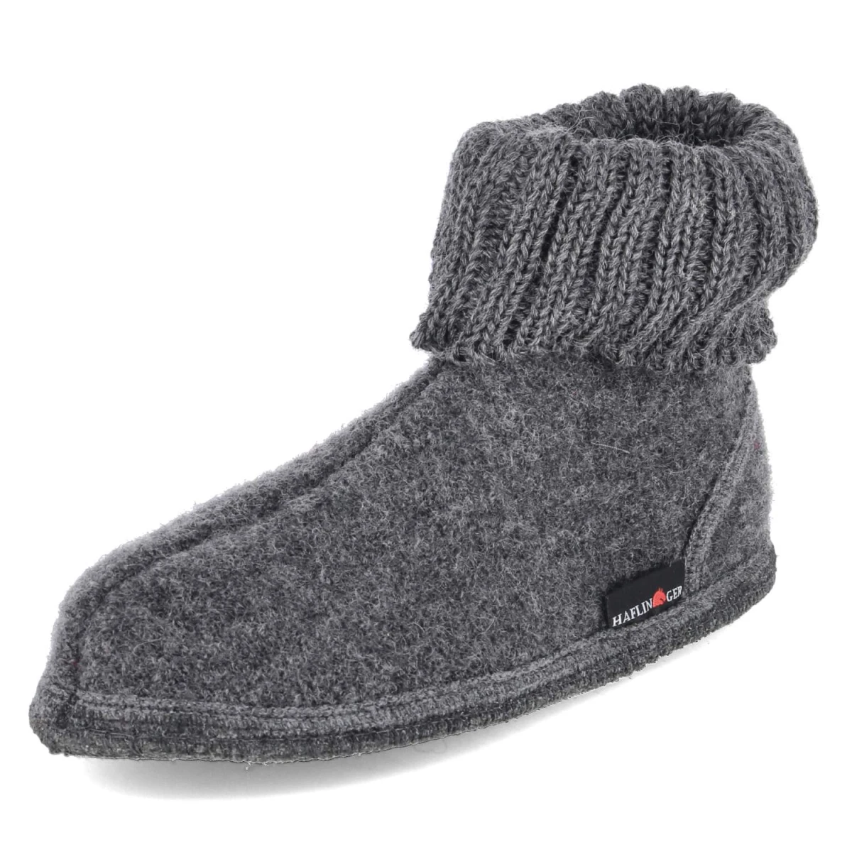 HaflingerHüttenschuh KARL - anthrazit
