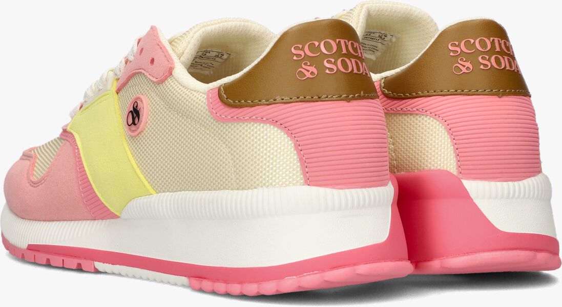 SCOTCH & SODA roze scotch & soda lage sneakers vivi