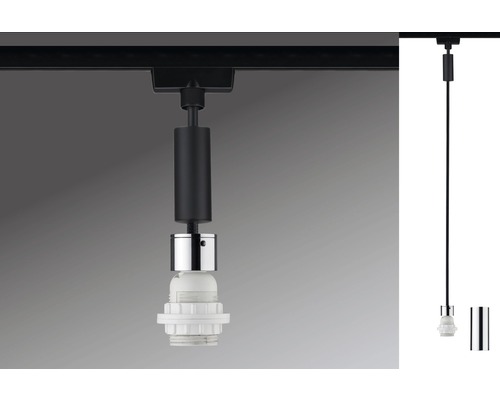 Paulmann URail hanglamp 1-lamp 2Easy Basic zwart/mat 230V