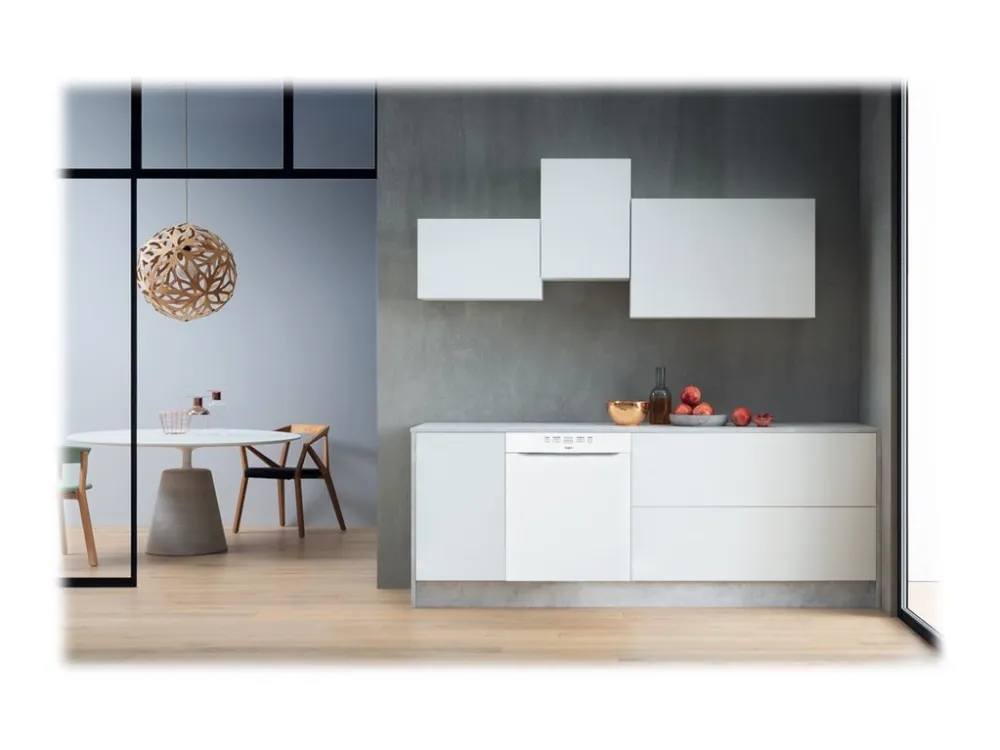 Whirlpool WUE 2B26 - Opvaskemaskine - til indbygning - Niche - bredde: 60 cm - dybde: 59 cm - højde: 82 cm - hvid