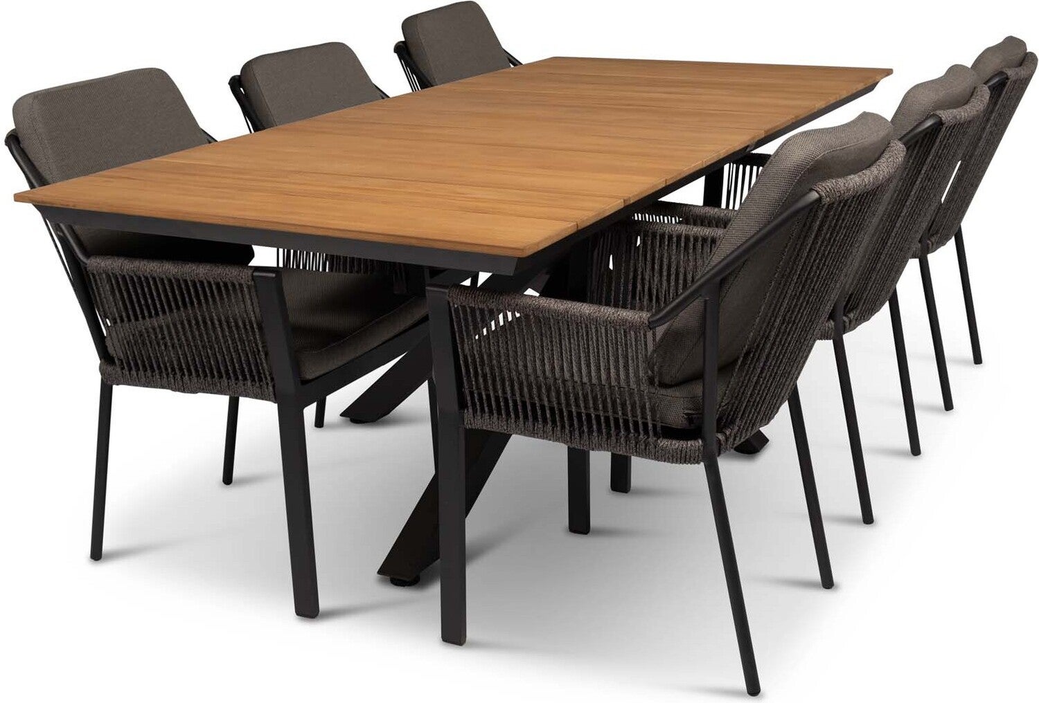 Tierra Outdoor eettafel Orion naturel 220 x 100 x 75 cm