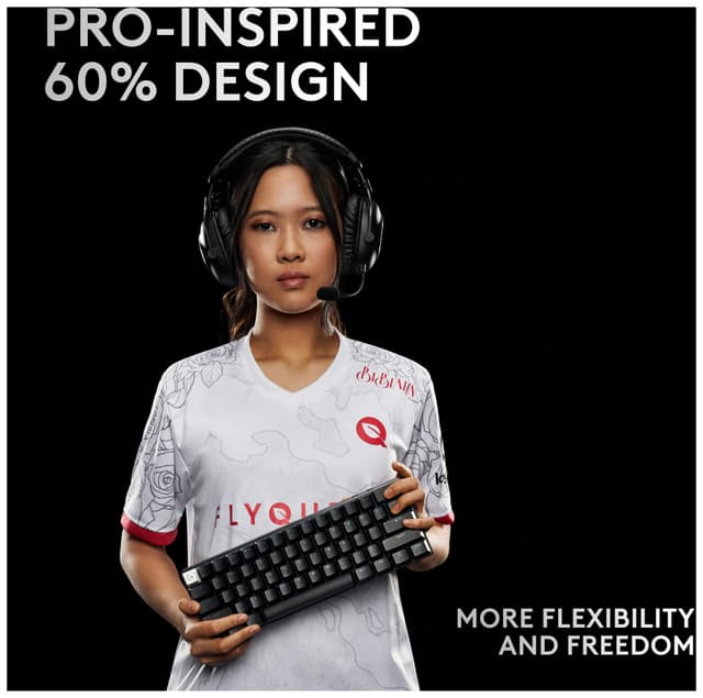 Logitech G Pro X 60 gamingtastatur (sort)