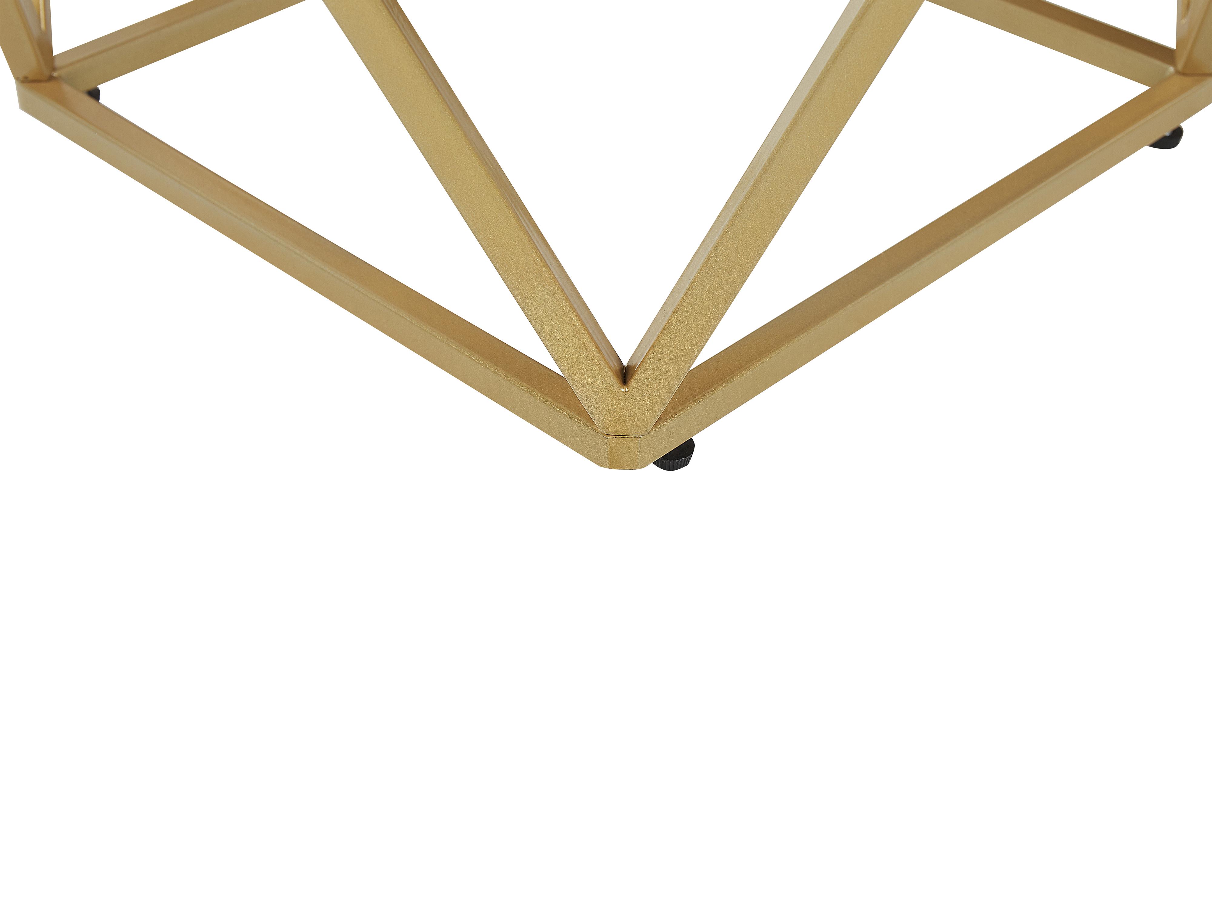Bijzettafel MALIBU Beige marmer