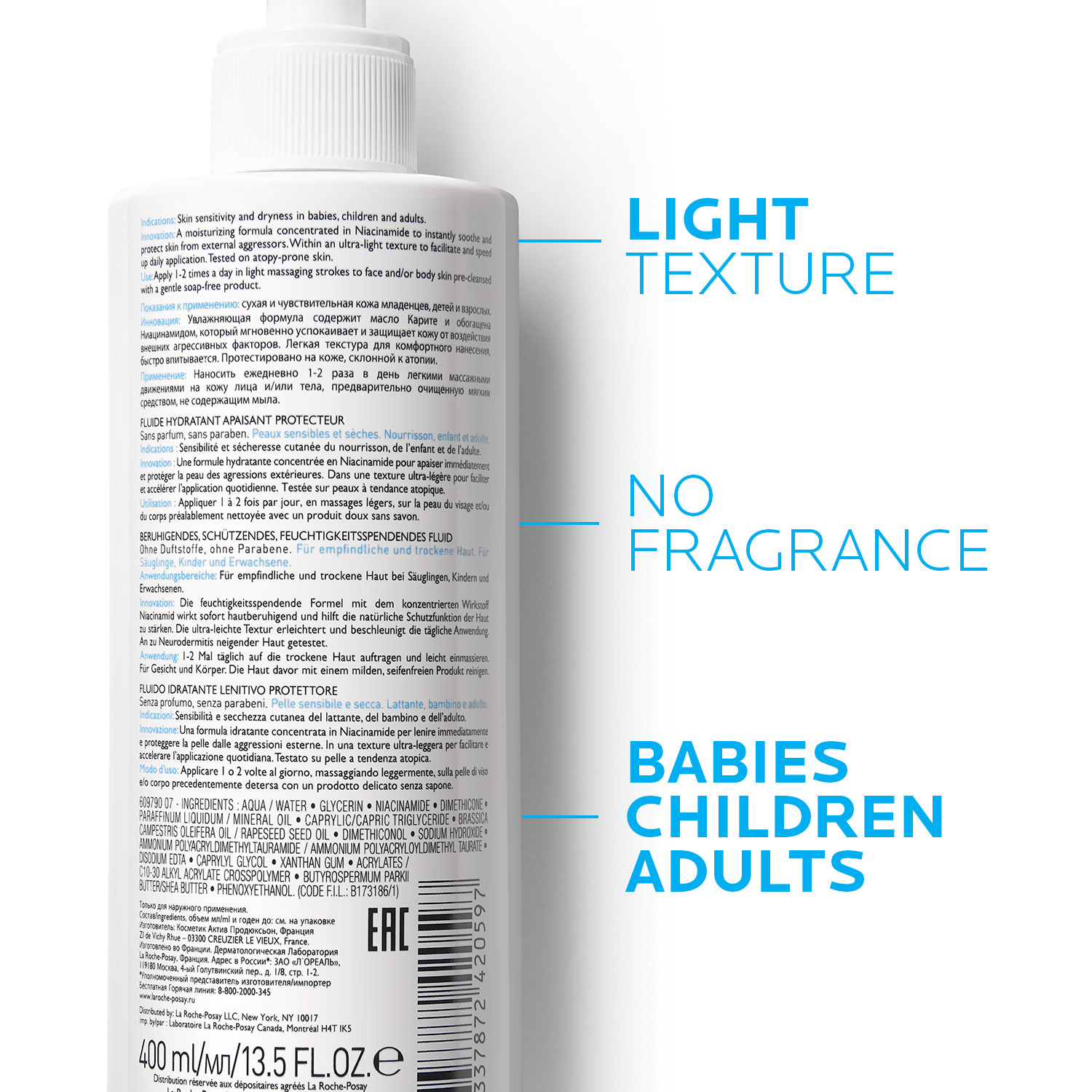 La Roche-Posay Lipikar Fluid 400 ml