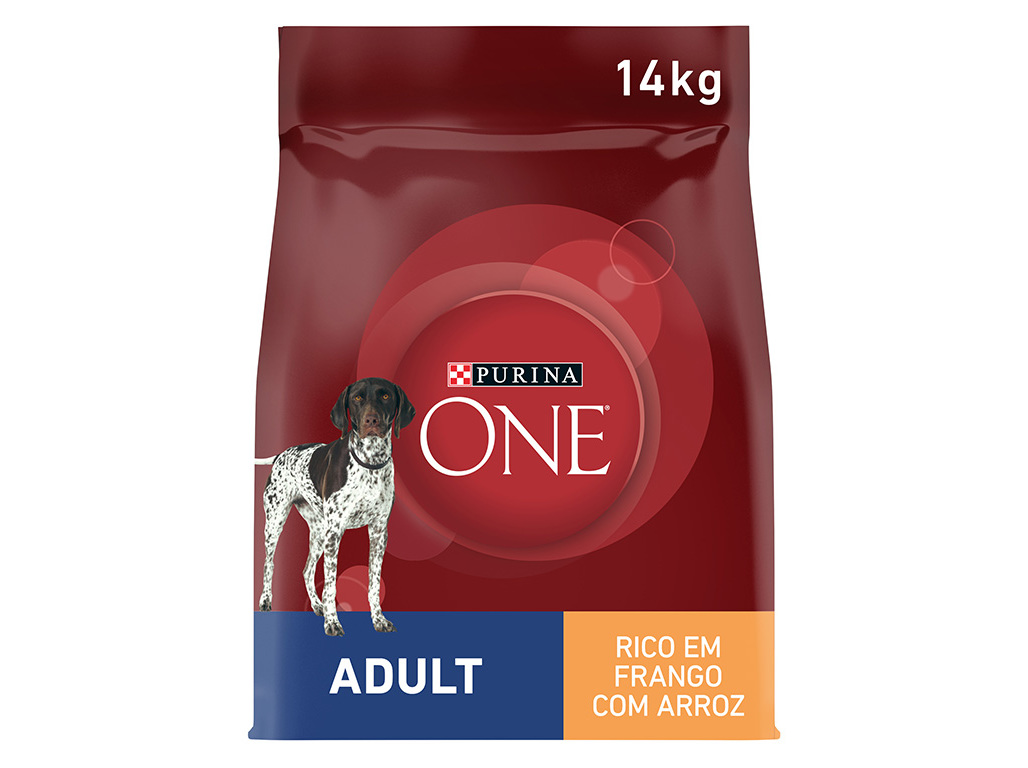 RAÇÃO PARA CÃO PURINA ONE ADULTO COM FRANGO E ARROZ 14KG