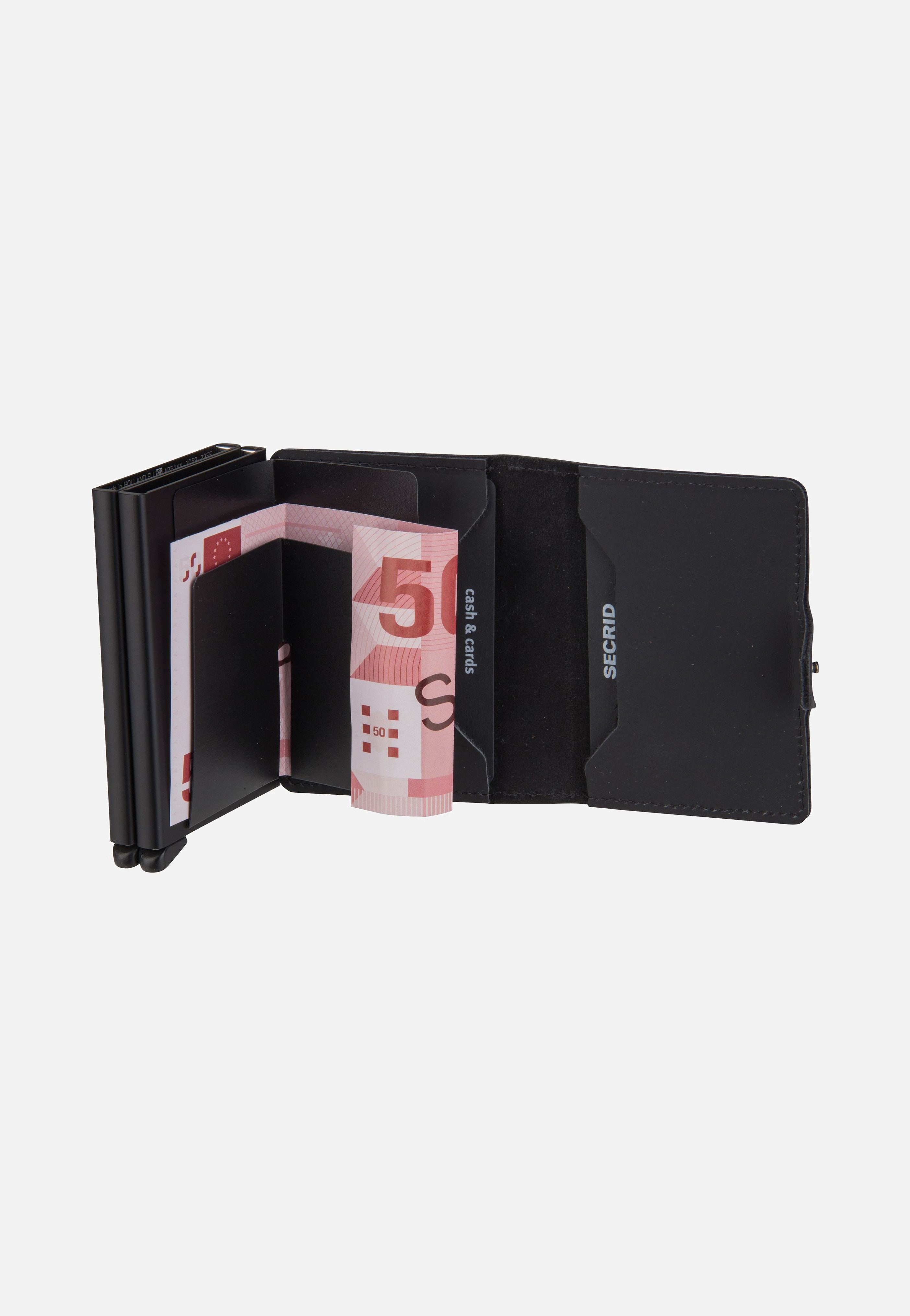 Twinwallet Matte Black - Portemonnaie