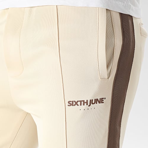 Pantalon Jogging Beige Marron