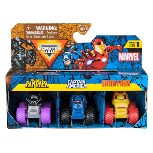 Monster Jam Marvel Mini Monster Truck, 3st.