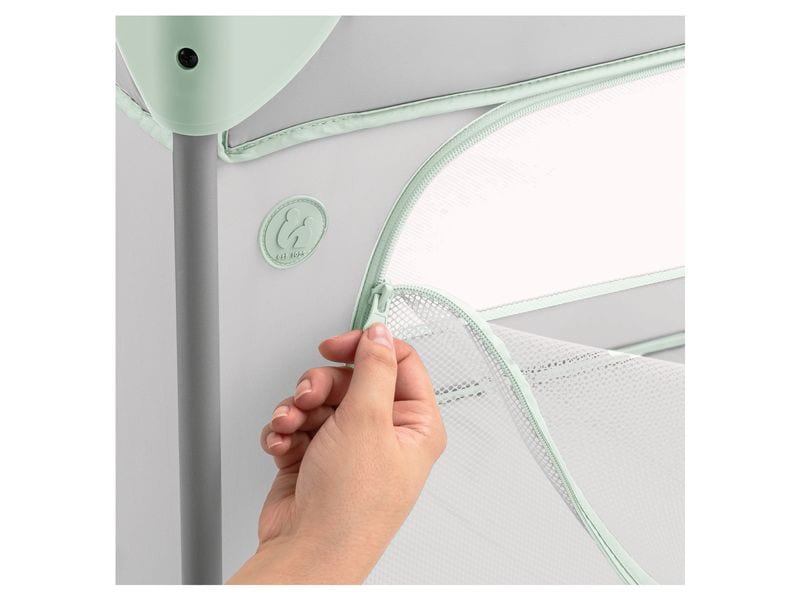 Hauck Reisebett Dream N Play Plus Dusty Mint Komfortables Reisebett und Laufstall zugleich