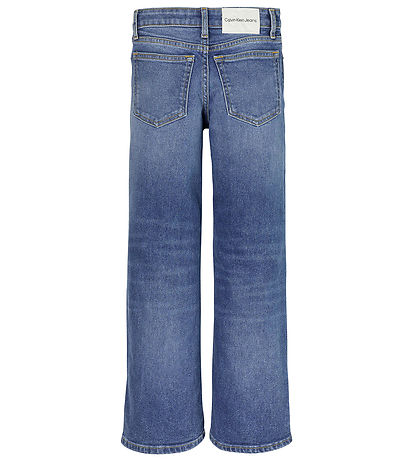 Calvin Klein Jeans - Wide Leg HR - Mid Blue
