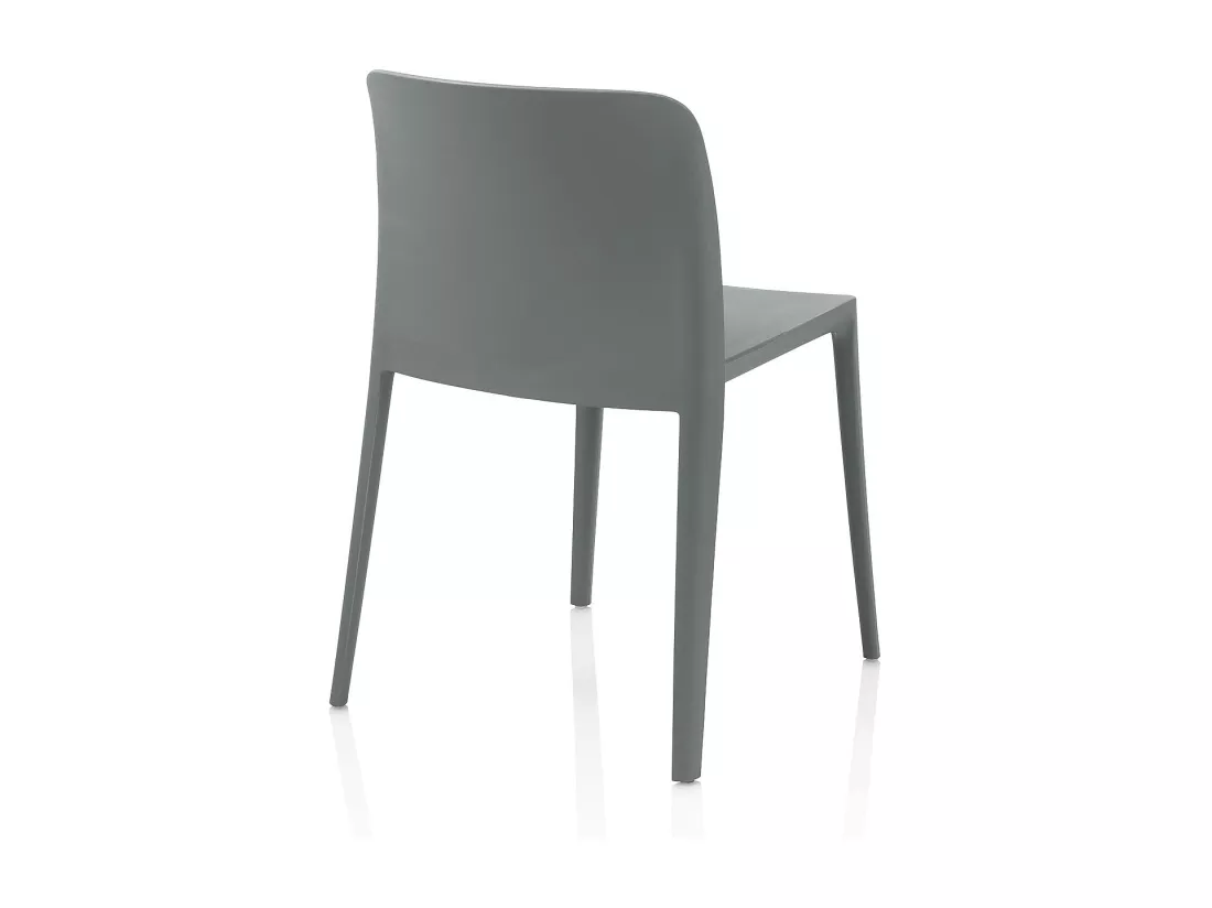 Set de 4 Chaises d'intérieur/extérieur TIMMY grise