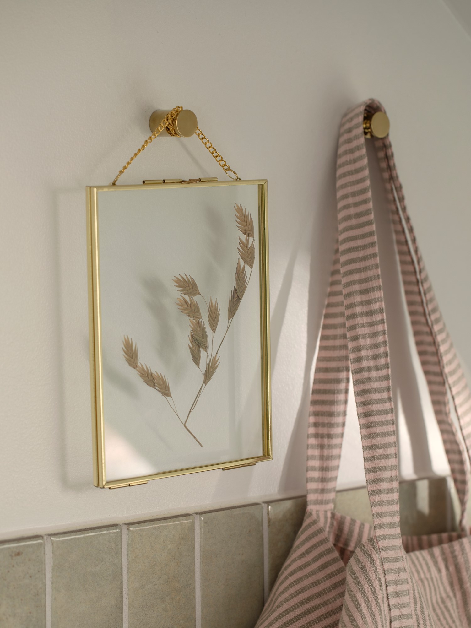 Ramme 15 x 19 | Glas/jern. 15 x 19 cm. | Gold