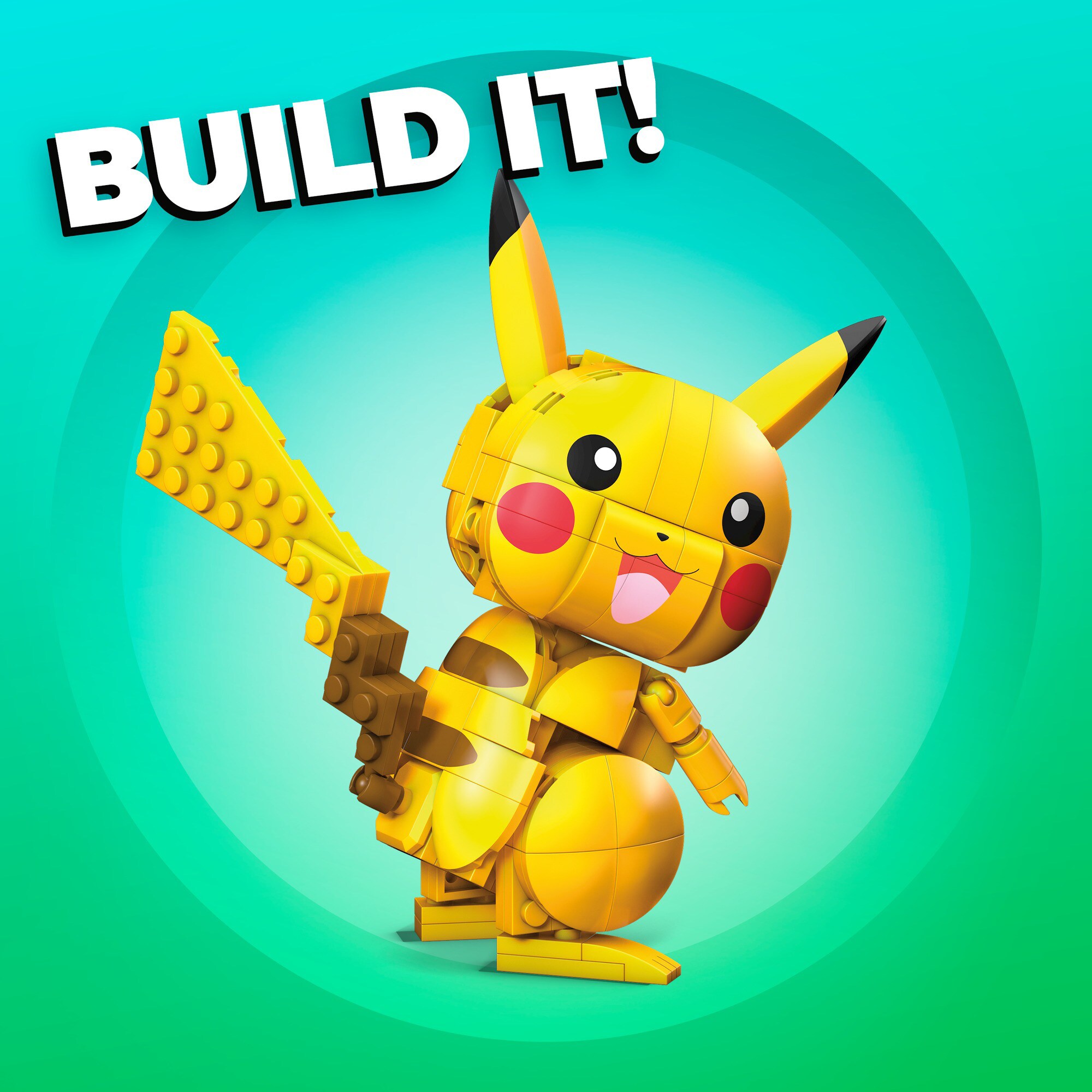 Mattel Konstruktionsspielzeug MEGA Pokémon Pikachu