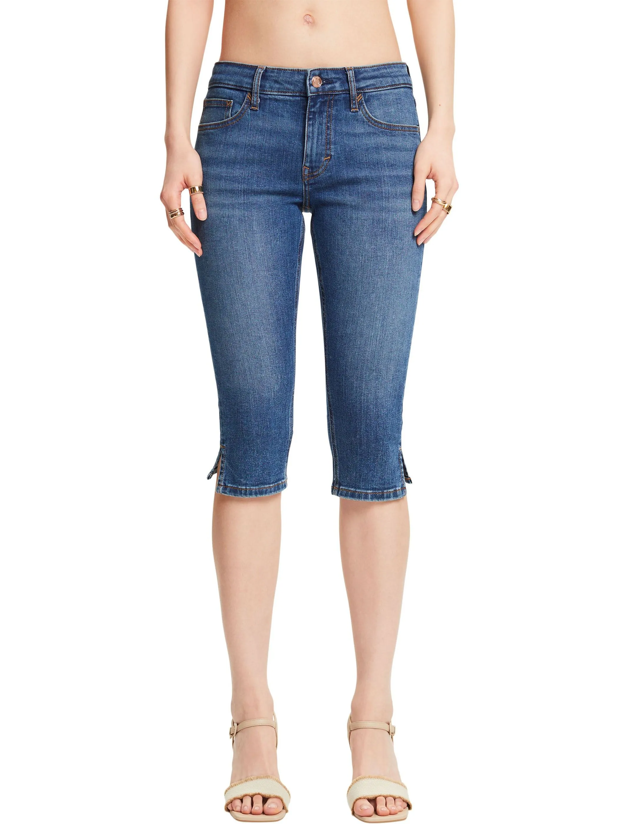 Damen Capri-Jeans in Zwischenlänge