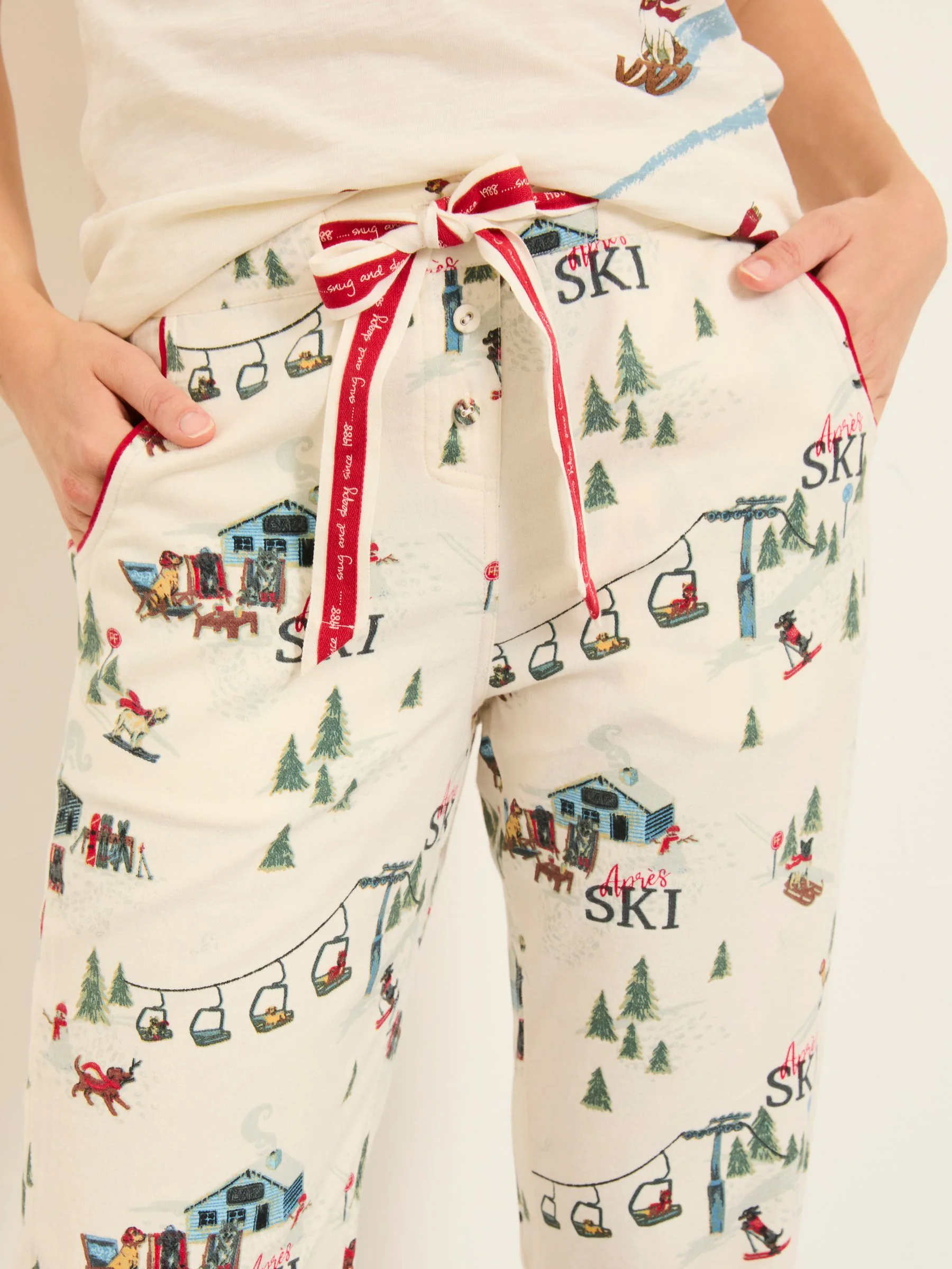 Ivory Apres-ski - FatFace pyjamabroek
